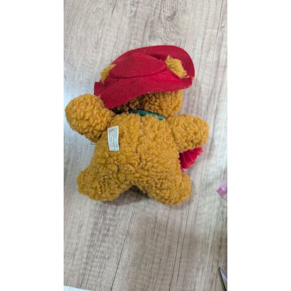 1987 Baby Fozzie Bear Plush Doll Henson Associates 9" Red Hat & Scarf - Picture 5 of 8